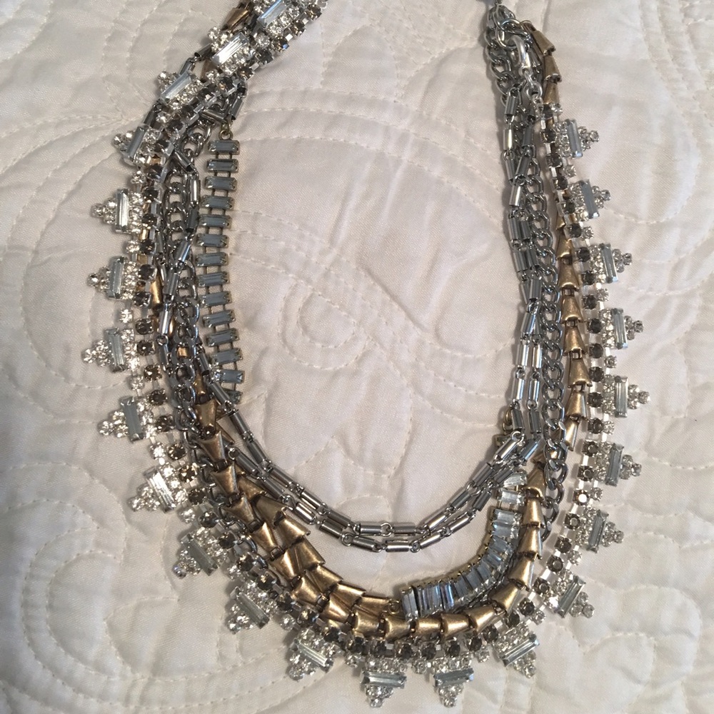 Stella and Dot Mixed Metal Sutton Necklace